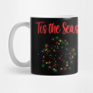 Tis The Season Tangled Christmas Lights Mug